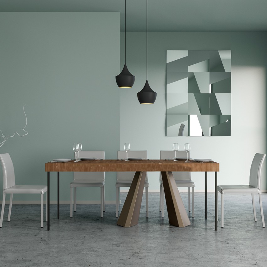 Utdragbart Konsolbord 90x40-300cm Träbord Diamante Premium Fir Kampanj Utdragbart Konsolbord 90x40-300cm Träbord Diamante Premium Fir Kampanj