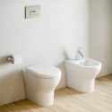 Golvstående Keramisk toalettstol Back To Wall Zentrum VitrA Försäljning