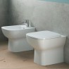 Vit Toalettsits För WC-Stol Badrum Sanitetsgods River Försäljning