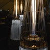 Terrassvärmare Utomhusbruk Metangas LED-Ljus Bar Restaurang DolceVita E.P. Modell