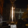 Terrassvärmare Utomhusbruk Metangas LED-Ljus Bar Restaurang DolceVita E.P. Mått