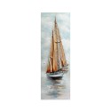 Handmålad Canvastavla med Ram 30x90cm Segelbåt Z421 Försäljning