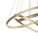 LED-ljuskrona 3 ringcirklar minimalistisk stil justerbar Rim Maytoni Rea