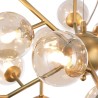 Pendelkrona guldmetall med bärnstensfärgade glaskulor Dallas Maytoni Rabatter