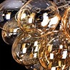 Plafond klusterlampa bärnstensfärgade glasbollar Balbo Maytoni Bestånd