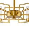 Gyllene ljuskrona upphängt tak vardagsrum 6 lampor Bowi Maytoni Erbjudande