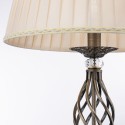 Golvlampa klassisk stil vardagsrum tyg lampskärm Grace Maytoni Erbjudande