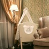 Golvlampa klassisk stil vardagsrum tyg lampskärm Grace Maytoni Kampanj