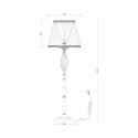 Golvlampa klassisk stil vardagsrum tyg lampskärm Grace Maytoni Katalog