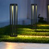 Modern trädgårdslykta med LED-ljus utomhus Royal Mile Maytoni Rea