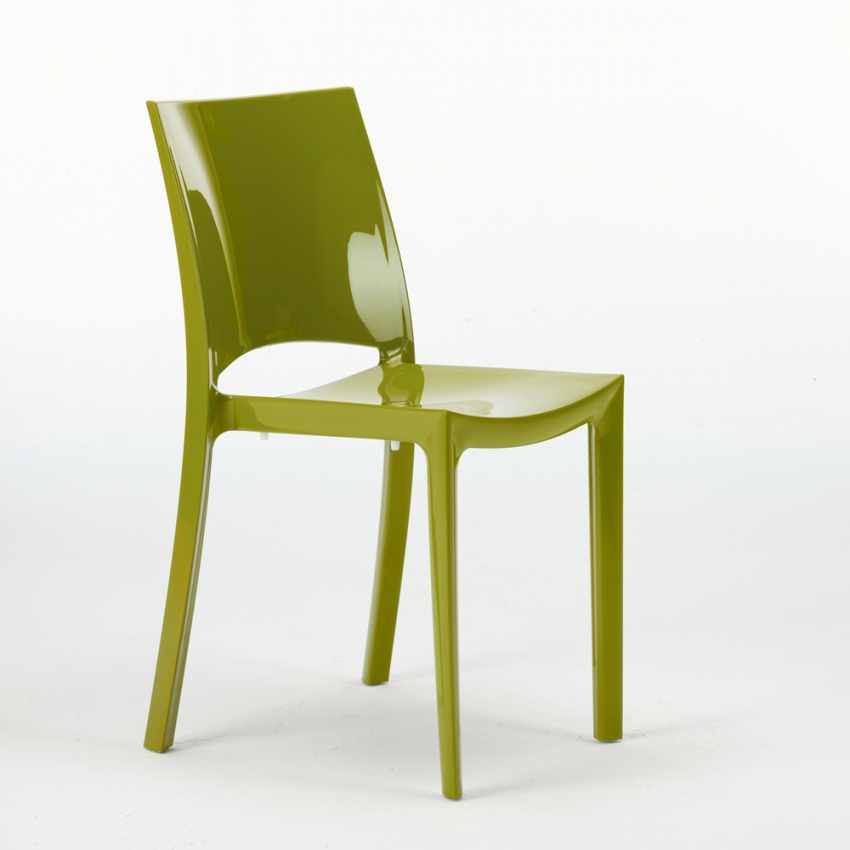 Stolar för kök och bar glänsande Grand Soleil Sunshine modern design polypropen 