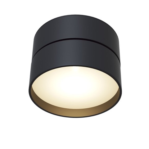 Modern svart rund taklampa med justerbart LED-ljus Onda Maytoni Kampanj
