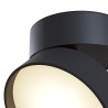 Modern svart rund taklampa med justerbart LED-ljus Onda Maytoni Erbjudande