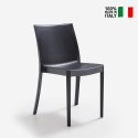 Stapelbar stol i polypropen för utomhus trädgård bar restaurang Perla BICA Rabatter
