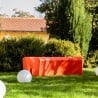 Bänk i polyeten för utomhus modulär trädgård Arkema Althea Rea