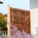 Skärmvägg 90x180cm hassel träpanel Insynsskydd utomhus trädgård Kampanj
