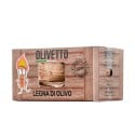 Ved Olivträ 4 kartonger 40kg spis kamin ugn Olivetto Bestånd