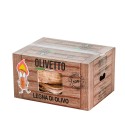 Ved Olivträ 16 kartonger 160kg Spis Kamin Ugn Olivetto Rabatter