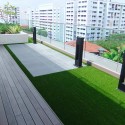 Syntetisk gräsmatta rulle 1x10m konstgjort trädgårdsgräs 10kvm Green XS Rea