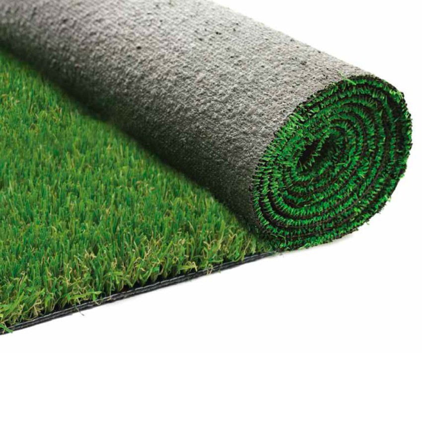 Syntetisk gräsmatta rulle 2x5m konstgjort trädgårdsgräs 10kvm Green M Försäljning