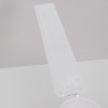 Modern vit takfläkt 3 blad 120cm med 70W ljus Hitz Försäljning