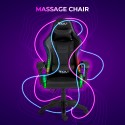 Spelstol LED massage fällbar ergonomisk stol  The Horde Plus Rea