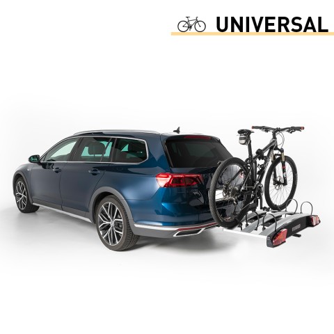 Universell Cykelhållare med Dragkrok Låsbar för Bilar ALCOR 3