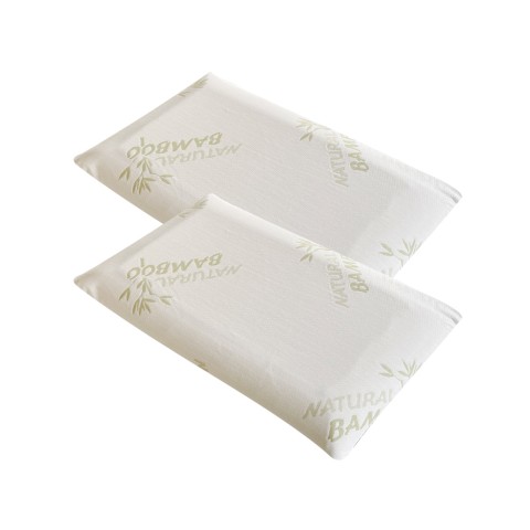 2 Sovkuddar Perforerade Memory Foam Bambutyg kuddar Fluffo
