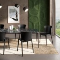 Modern design restaurang stol stapelbar kök utomhus matsal Jumbo Rabatter