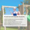 Lekplats trädgård barn rutschkana dubbelgunga klättring Funny-3 DS Katalog