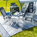 Fällbart campingbord 110x71cm Silver Gapless Level 4 Brunner Försäljning
