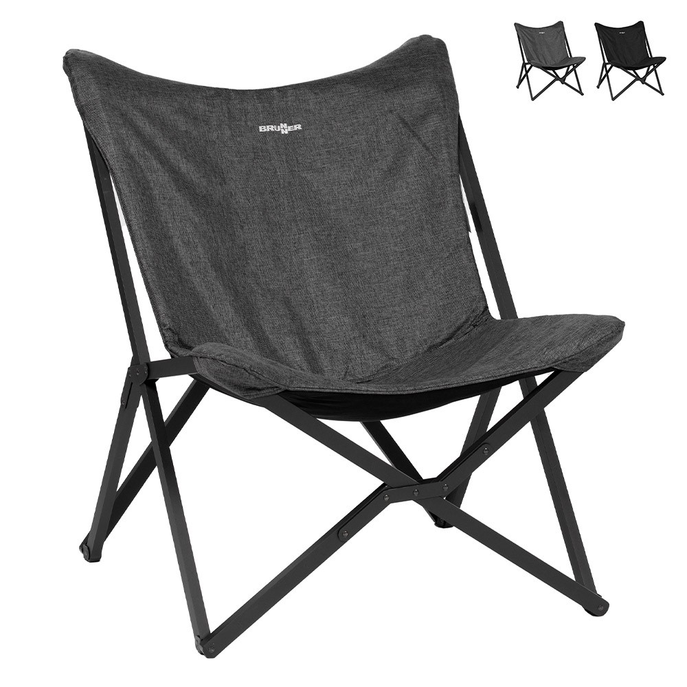 Fällbar campingstol Action Vivavita Relaxer Brunner