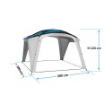 Paviljong trädgård strandtält camping UV-skydd 300x300cm Oceana Brunner Katalog