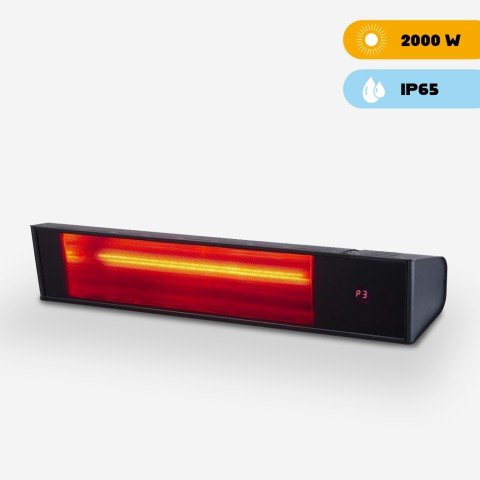 Infravärmare lampa för inomhus utomhus design Karst