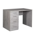 Modernt grått skrivbord med 4 lådor kontor hemmakontor KimDesk GS Erbjudande