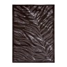 Rektangulär brun zebradesign vardagsrumsmatta Double MAR007 Försäljning