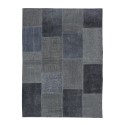 Modern blå rektangulär matta för matsal och sovrum TUBL01 Försäljning