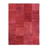 Rektangulär röd halkfri vardagsrumsmatta modern design TURO01 Försäljning