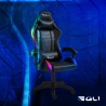 Spelstol LED massage fällbar ergonomisk stol  The Horde Plus Kostnad