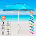 Parasoll Hav GiraFacile 200 cm Aluminium uv-skydd Strand Fiske Afrodite Kampanj
