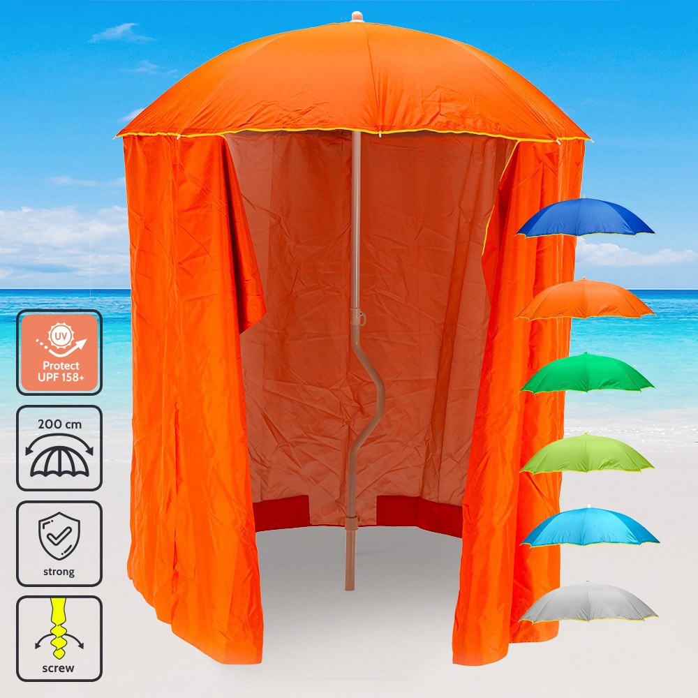 Parasoll Hav GiraFacile 200 Cm uv-Skydd Tält Strand Fiske Zeus