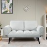 3 -sits soffa i tyg modern design för vardagsrum butik kontor Crinitus Mått