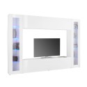 Väggmonterad vardagsrum TV-bänk skåp 2 montrar Joy Frame Rabatter