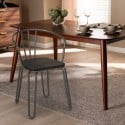 industriell design Lix stil stål stolar med armstöd för bar och kök ferrum arm Katalog