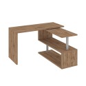 Hörnskrivbord i trä med 2 hyllplan för kontor svängbar design Volta WD Rabatter