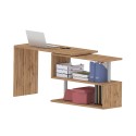 Hörnskrivbord i trä med 2 hyllplan för kontor svängbar design Volta WD Kostnad