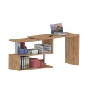 Hörnskrivbord i trä med 2 hyllplan för kontor svängbar design Volta WD Inköp