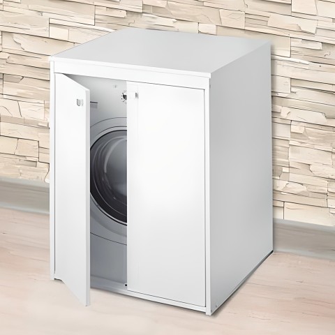 Skåp för tvättmaskin utomhus 70x60x94cm PVC 5012P Onda Negrari Kampanj