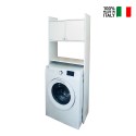 Utrymmessparande tvättmaskinsskåp med 2 dörrar Marsala 5016P Negrari Försäljning