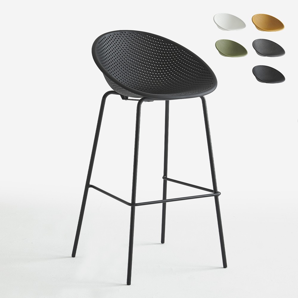 Modern design hög barstol för bar restaurang halvön kök Flaund